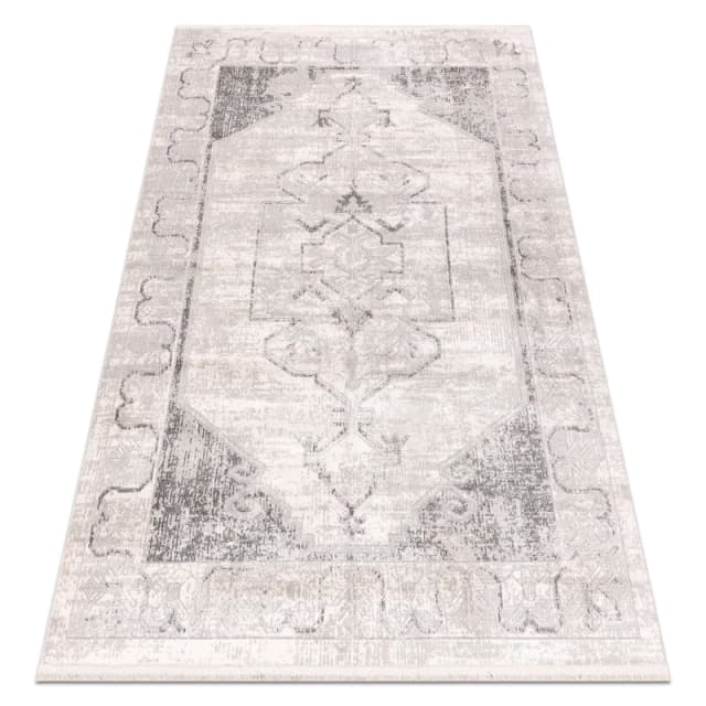 RugsX Distin Rug in Grey Size: 160cm x 230cm Grey Unisex 160cm x 230 cm