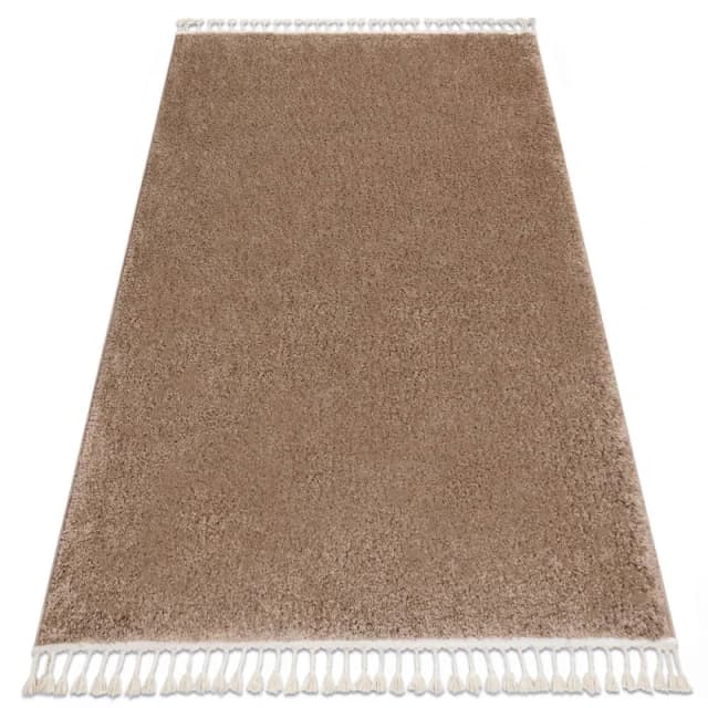 RugsX Berber Rug in Beige Size: 80cm x 150cm Beige Unisex 80cm x 150 cm