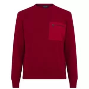 PAUL AND SHARK Pocket Knit Jumper - Red