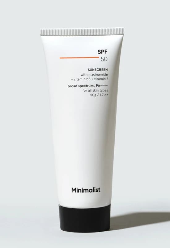 Minimalist SPF 50 Sunscreen White unisex
