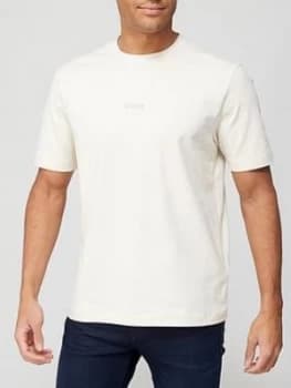 Hugo Boss T-Fast Centre Logo T-Shirt White Size 2XL Men
