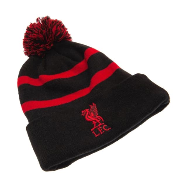 Liverpool FC Mens Ski Hat in Black Male One Size