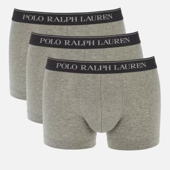 Polo Ralph Lauren Mens 3 Pack Trunk Boxers - Andover Heather - L