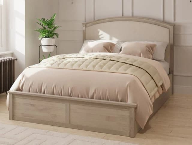 GFW GFW Madrid Double End lift Ottoman Bed - Light Wood