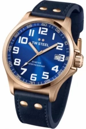 Mens TW Steel Pilot 45mm Watch TW0404