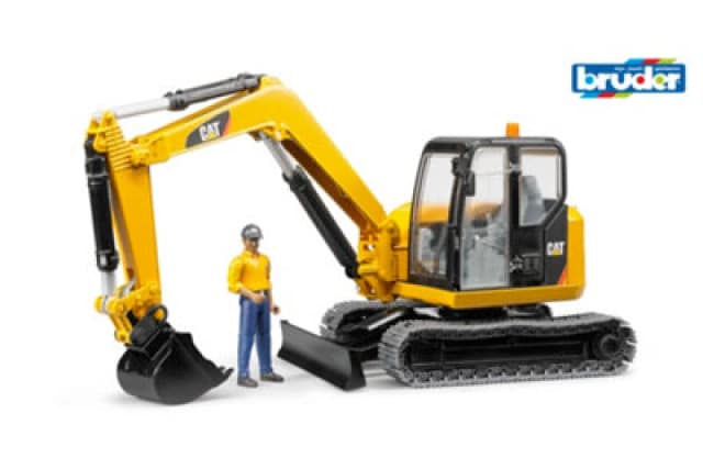 Bruder Bruder 1:16 Cat Mini excavator with worker Track Multi unisex 01:16