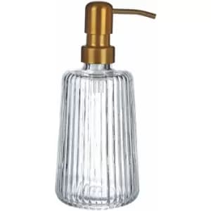 Premier Housewares Ticino Brittany Clear Glass Lotion Dispenser