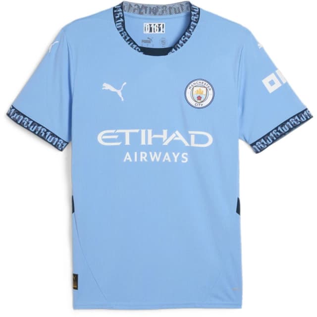 Puma Manchester City Home Shirt 2024 2025 Adults - Blue Blue M