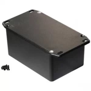 Hammond 1590TFLBK Diecast Enclosure Flanged Lid Black (120.5 x 79....