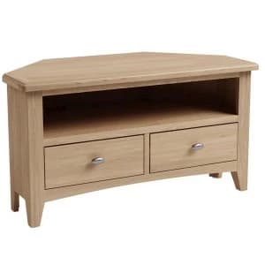 Golston Light Oak Corner TV Unit