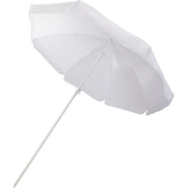Floso Zenith Beach Stick Umbrella White (One Size)
