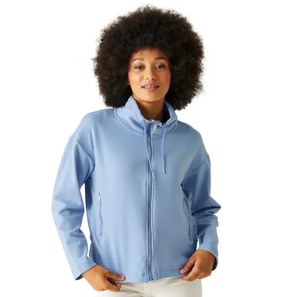 Regatta Womens Ashlynn Full Zip Fleece Jacket 14 - Bust 38' (97cm) Hydrangea Blue RWA612-YKP-14