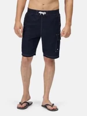 Regatta Hotham Board Shorts, Navy, Size L, Men