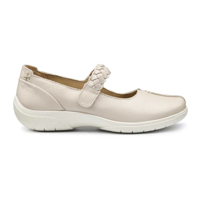 Hotter Wide Fit 'Shake II' Mary Janes Cream
