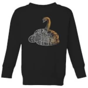 Fantastic Beasts Tribal Nagini Kids Sweatshirt - Black - 11-12 Years