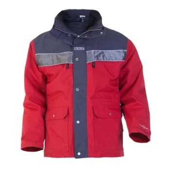 Kiel SNS Waterproof Parka Red/Grey - Size L