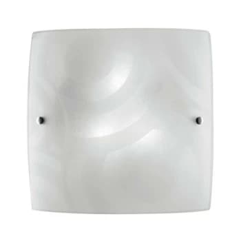 Fan Europe Lighting - Fan Europe MIRO 4 Light Patterned Glass Flush Ceiling Light White 50x50cm