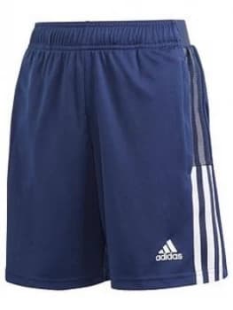 adidas Youth Tiro 21 Short, Navy, Size 11-12 Years