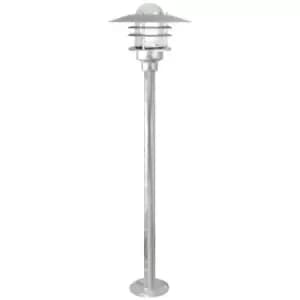 Agger Outdoor Bollard Galvanized, E27, IP54