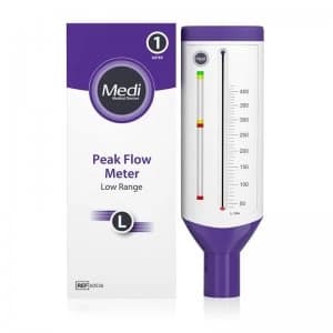 Medi Peak Flow Meter Low Range 1 Meter