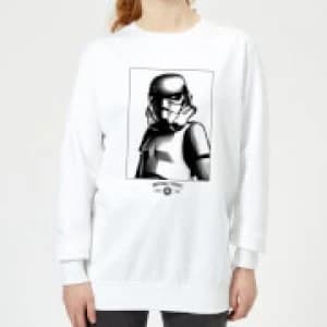 Star Wars Imperial Troops Womens Sweatshirt - White - 3XL