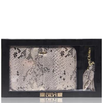 Biba Pouch and Keyring Gift Box - Gold