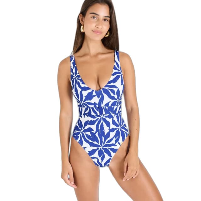 Livia Womens 1 Piece swimsuit Livia Nazare Pyla Bleu Female 44