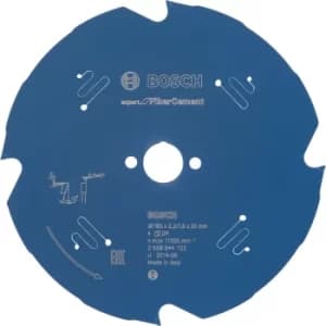 Bosch Fiber Cement Cutting Saw Blade 165mm 4T 20mm