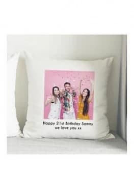 Personalised Message & Photo Cushion