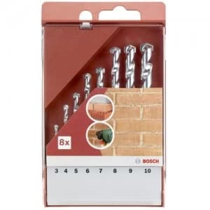 Bosch 8 Piece Masonry Drill Bit Set