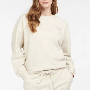 Barbour Womens Rosie Relaxed Lounge Crew - Ecru - S