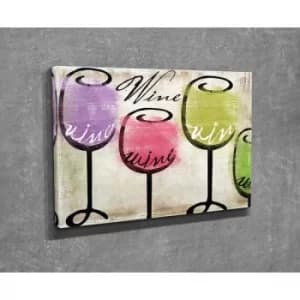 DC171 Multicolor Decorative Canvas Painting