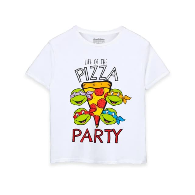 Teenage Mutant Ninja Turtles Short Sleeved T-Shirt White male