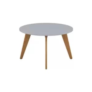 Plateau Office Round Meeting Table - 1200mmX740mm - Grey