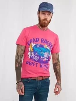 Joe Browns Drift King Tee - Pink, Size L, Men