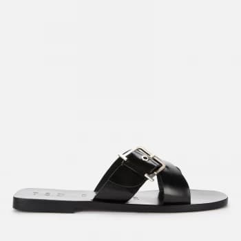 Ted Baker Womens Joseei Flat Sandals - Black - UK 3