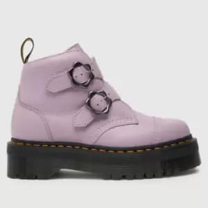 Dr Martens Lilac Devon Flower Boots