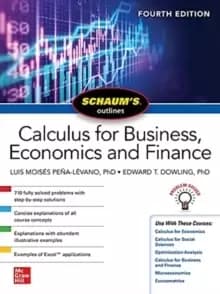 Schaum's Outline of Calculus for Business, Economics and Finance, Fourth Edition
