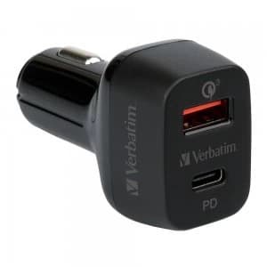 Verbatim Dual Ports Fast Charging Car Charger 65815