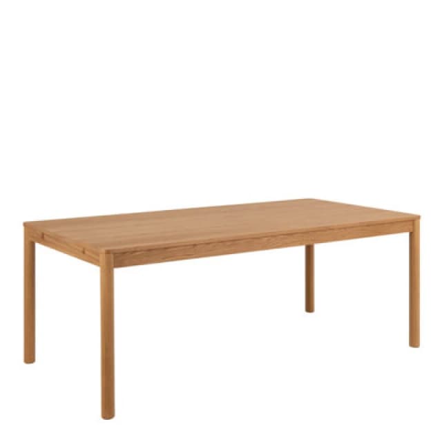 Furniture To Go Atlantic Dining Table In Oak Lacquered Veneer