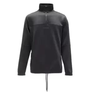 Firetrap Quarter Zip Top - Black