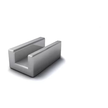 1" X1" X 1/8" 6063 Aluminium Channel X 1M - 5 Pcs