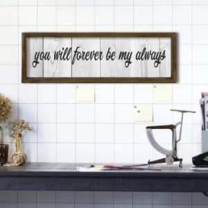 KZM362 Brown White Black Decorative Framed MDF Painting