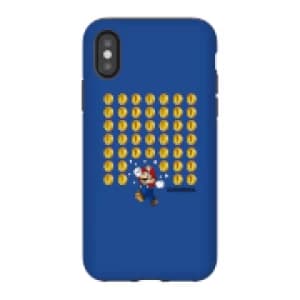 Nintendo Super Mario Coin Drop Phone Case - iPhone X - Tough Case - Gloss