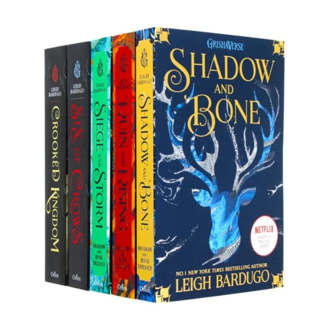 Leigh Bardugo 5 Book Set Shadow and Bone Siege and Storm Ruin and Rising Six of Crows Crooked Kingdom Leigh Bardugo Books