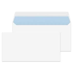 Value Wallet PS Plain DL 110x220mm 100gsm White Pack 500 40072BL