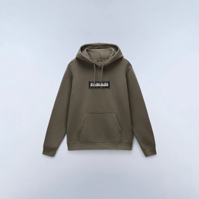 Napapijri S-Box Logo Hoodie Mens Tea Leaf male M