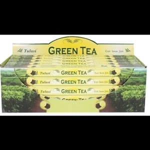 Pack of 25 Tulasi Green Tea Incense Sticks