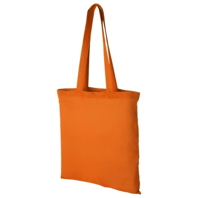 Bullet Womens Peru Cotton Tote in Orange Orange Female One Size