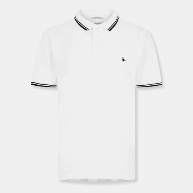 Jack Wills Edgeware Tipped Polo White male 2XS